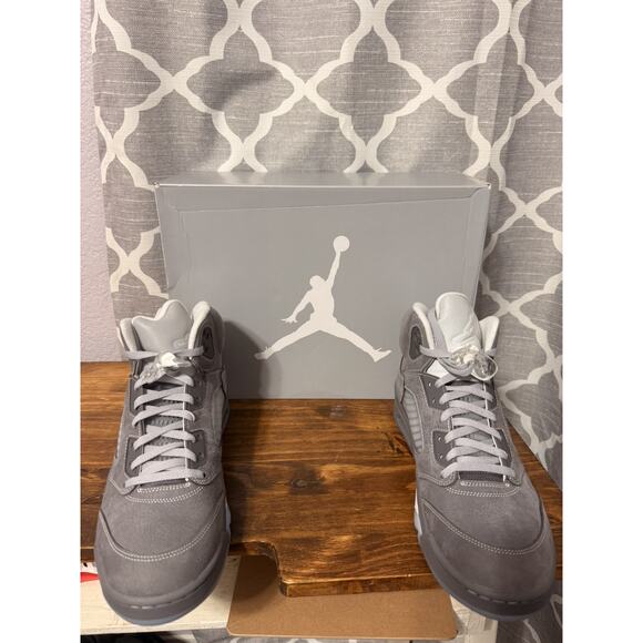 Nike Air Jordan 5 Retro Wolf Grey Size 13 DD0587-002 BRAND NEW AUTHENTIC main image 5